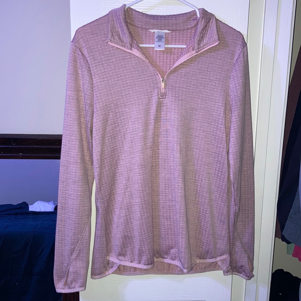 Crewneck half zip